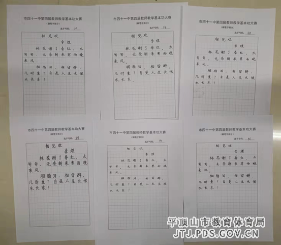 平顶山市第四十一中学举行第四届教师基本功大赛 2-364.png